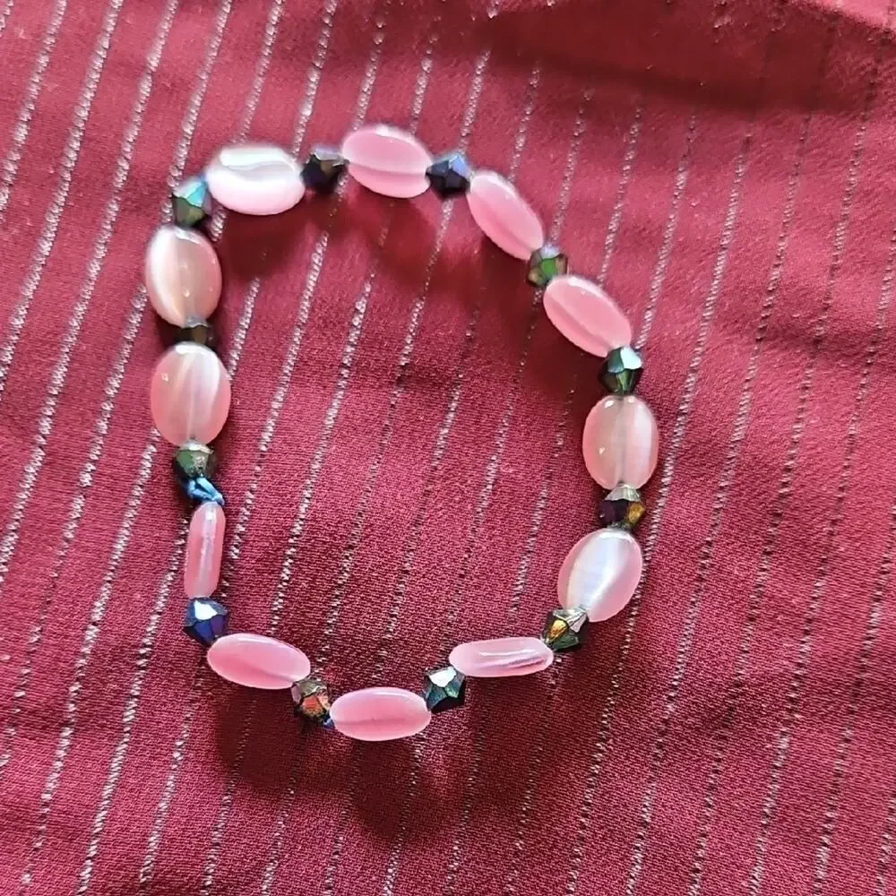 9 Assorted Handmade Beaded Bracelets